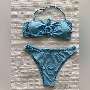 Monday Swimwear “Costa Rica Top” + “Byron Bottom” Set – Ibiza Blue